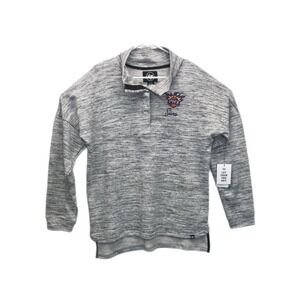 Phoenix Suns Sweatshirt NBA Men's 1/4 Pullover Heathered Gray Stretch‎ Size L